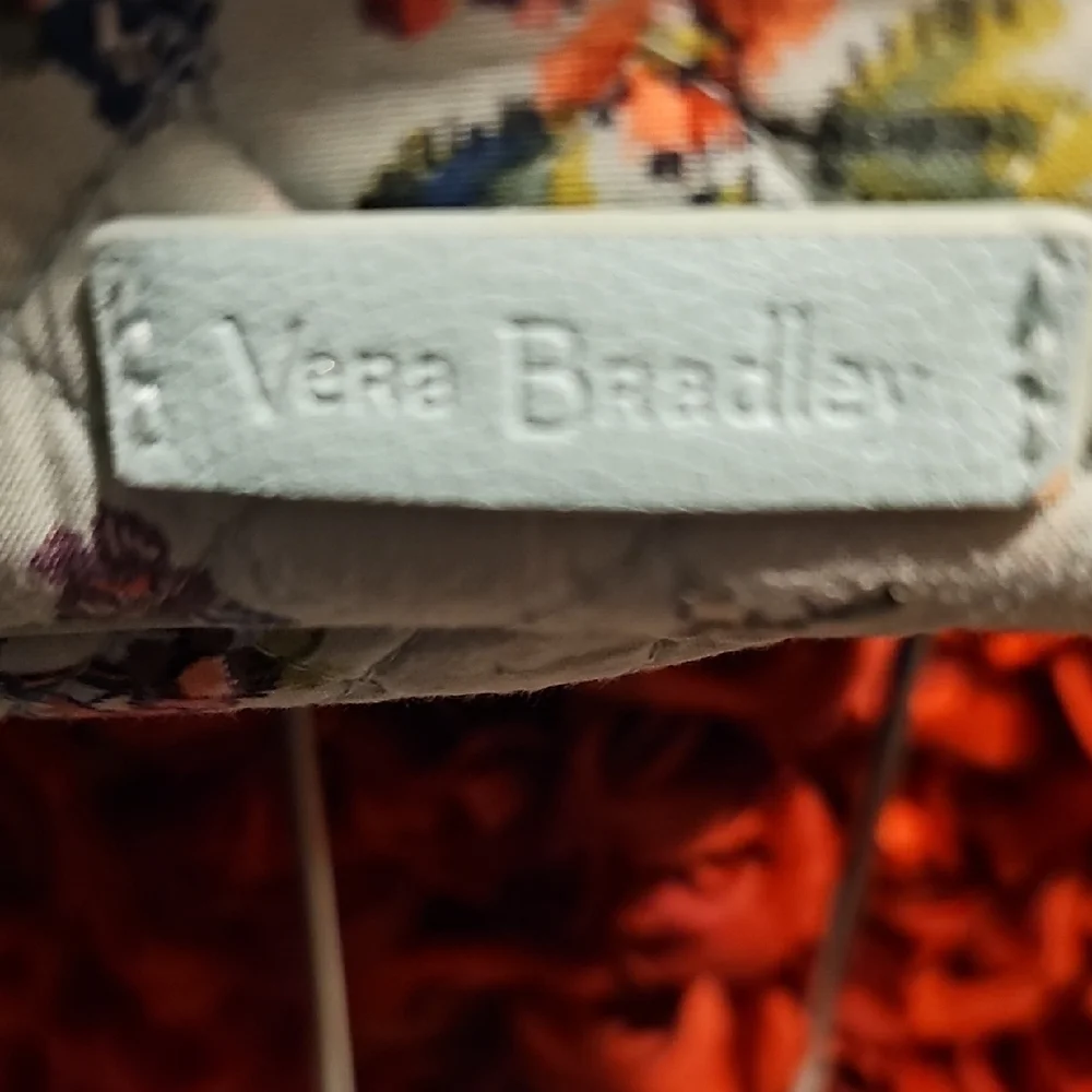 Vera Bradley Floral Quilted Bag - Cream